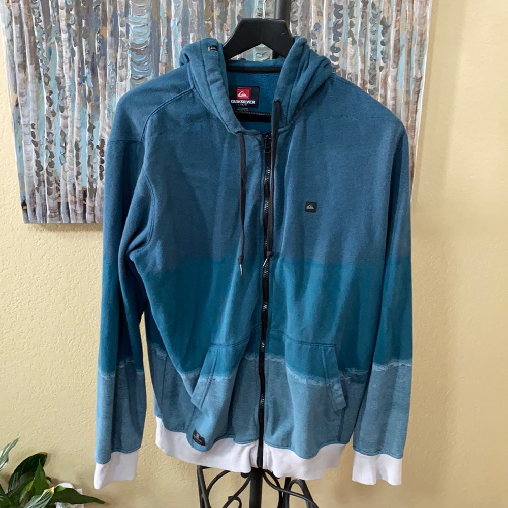 Quiksilver chill hoodie surf skate large
